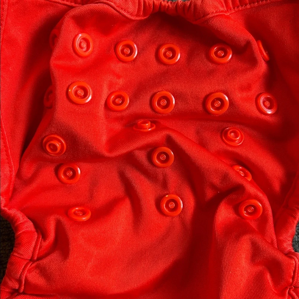 rump•a•rooz Red Cloth Diaper Newborn Cover